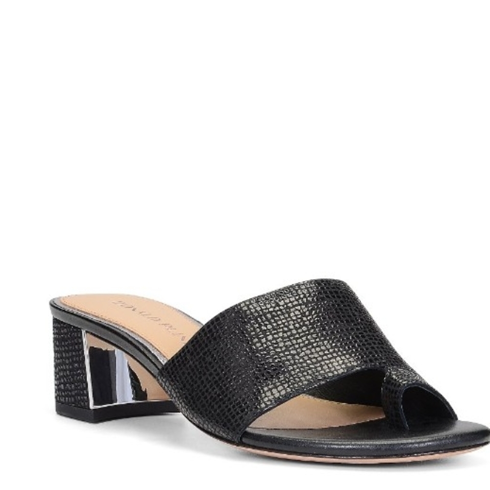 Donald J. Pliner Black Melrose Mules